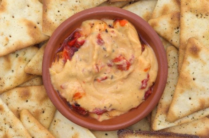 Basily Roasted Red Pepper Hummus