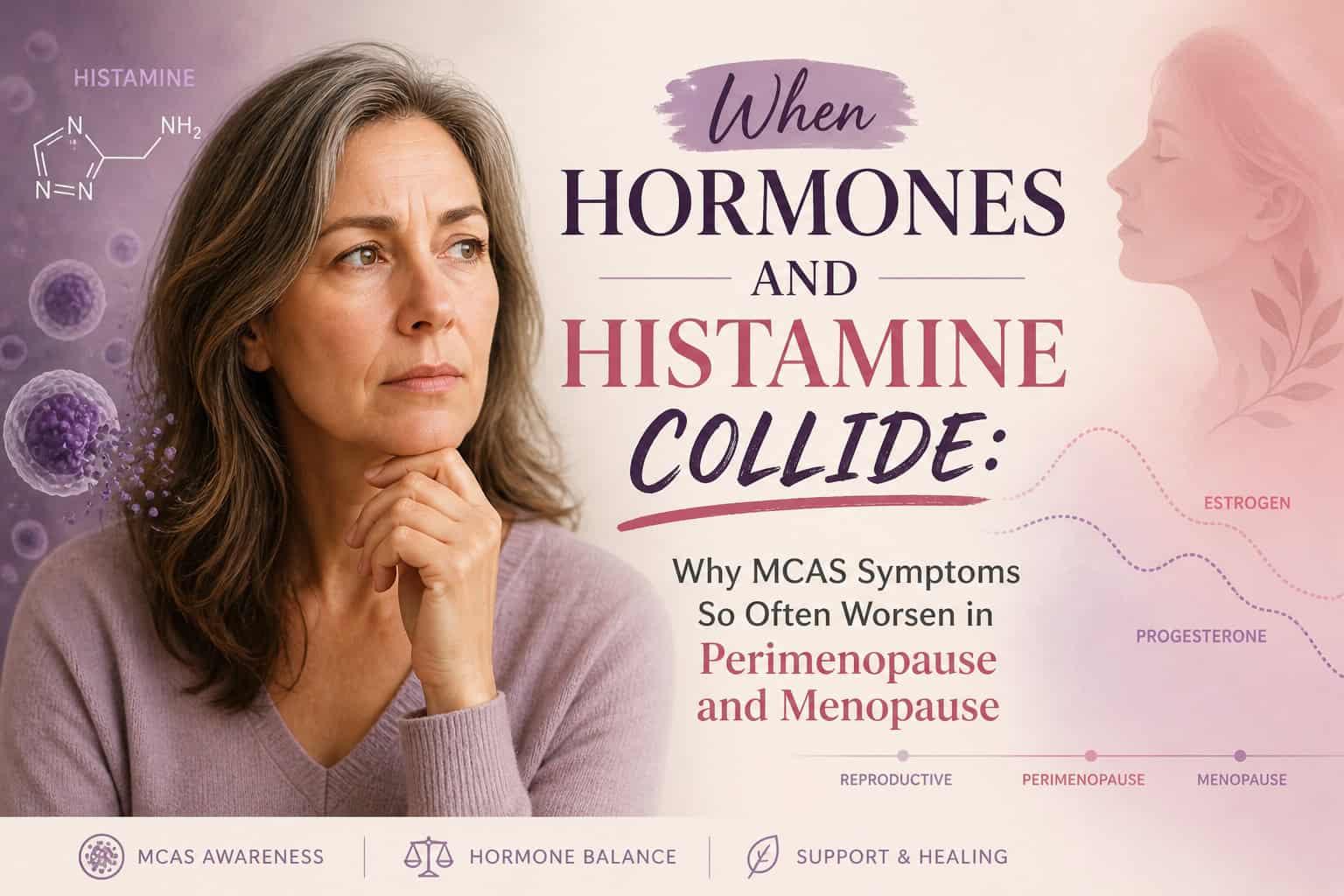 When Hormones and Histamine Collide Why MCAS Symptoms So Often Worsen in Perimenopause and Menopause